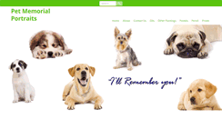 Desktop Screenshot of petmemorialportraits.com