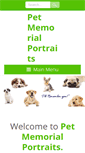 Mobile Screenshot of petmemorialportraits.com